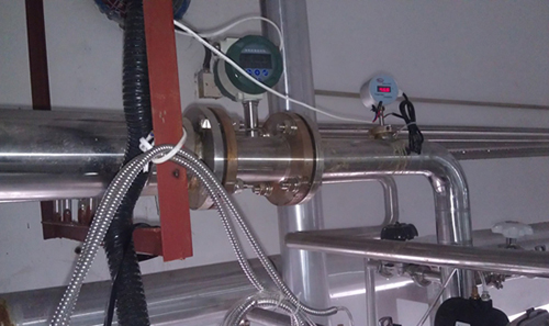 空調水流量計現場安裝使用圖