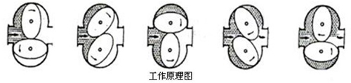 智能橢圓齒輪流量計(jì)工作原理圖